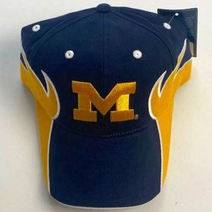 Navy and Yellow M Logo Cap